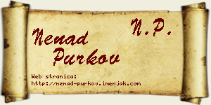 Nenad Purkov vizit kartica